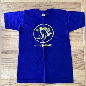 Pittsburgh Penguins Vintage Kids Blue T-Shirt